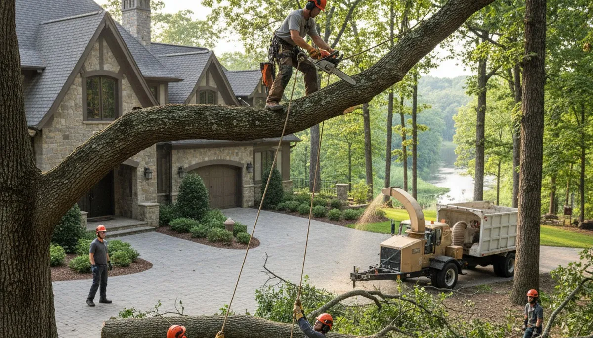 Oak Park, IL tree service team providing professional tree trimming and removal for local properties